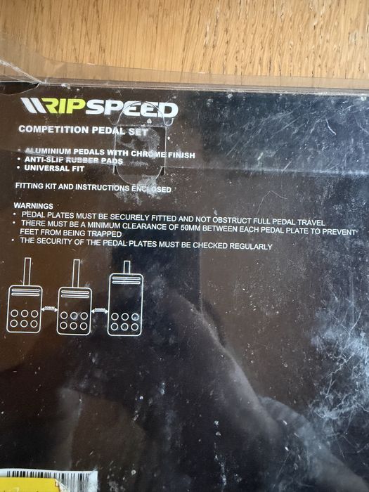 Nakładki na pedały do samkchodu RipSpeed