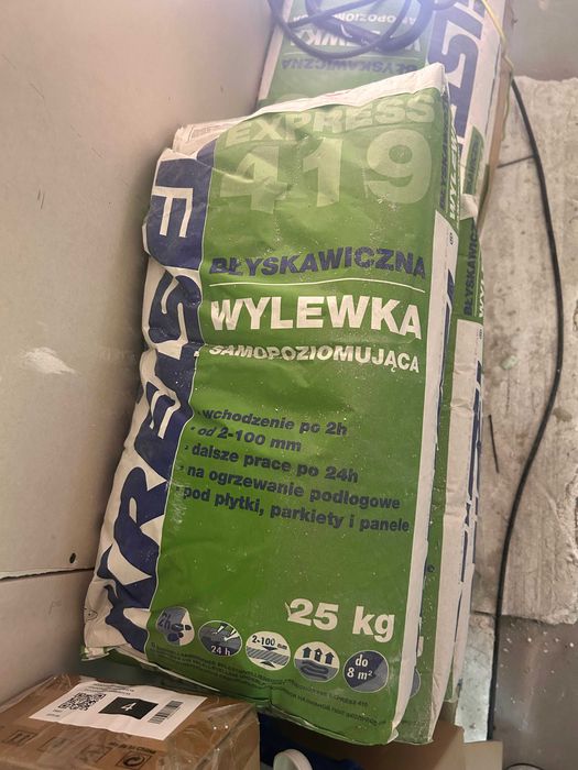 Wylewka samopoziomująca Express 419 25 kg Kreisel 10 workow