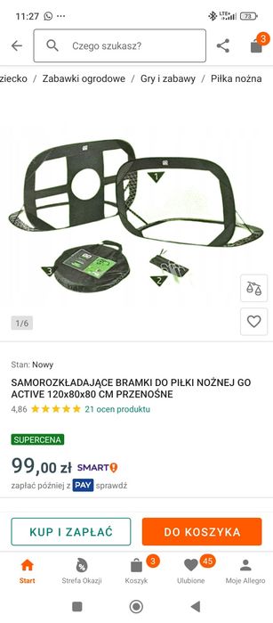 Sprzedam 2 bramki do piłki noznej