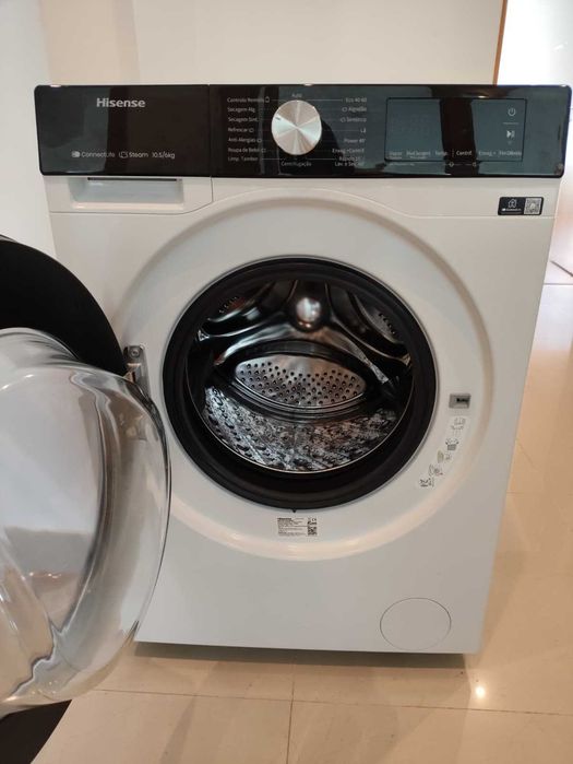 Máquina de lavar e secar Hisense WD3S1043BW3 10.5kg/6kg 1400RPM
