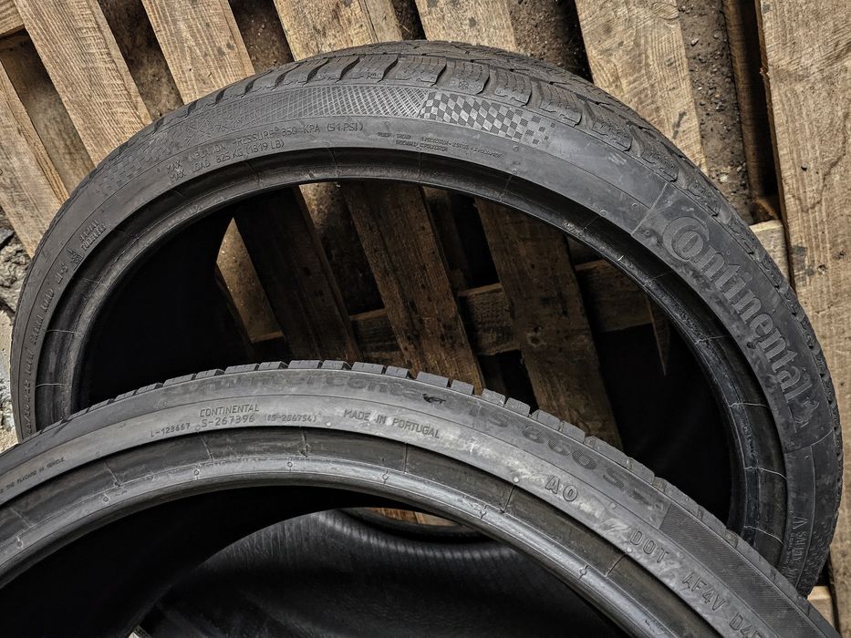 Пара 285/30r22 Continental | 2024 | 7.5mm | Преміум зимові шини | 2шт