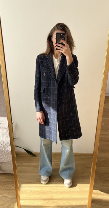 Пальто Mango S в клітинку