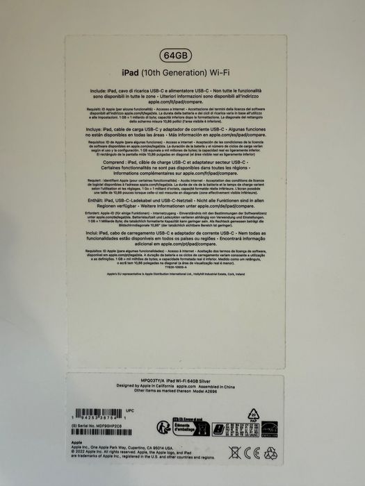 iPad 10 geração - 64GB