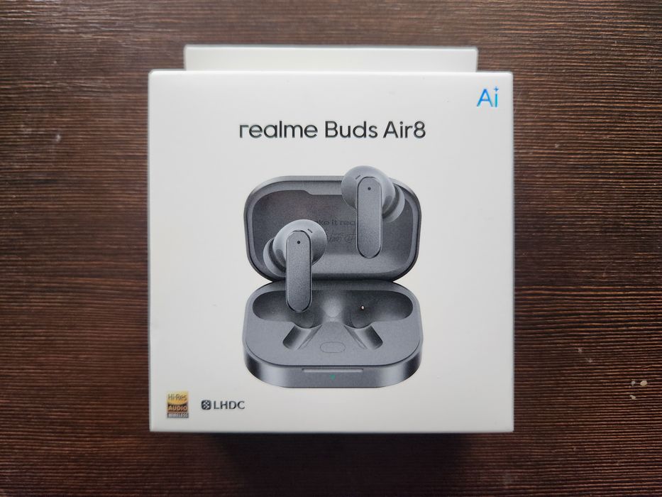 Навушники realme Buds Air 8 Grey Глобальная версия Запечатанные