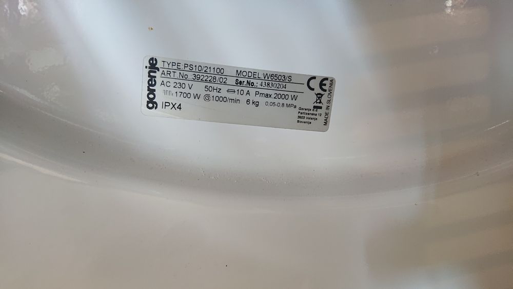 Pralka gorenje Senso Care
