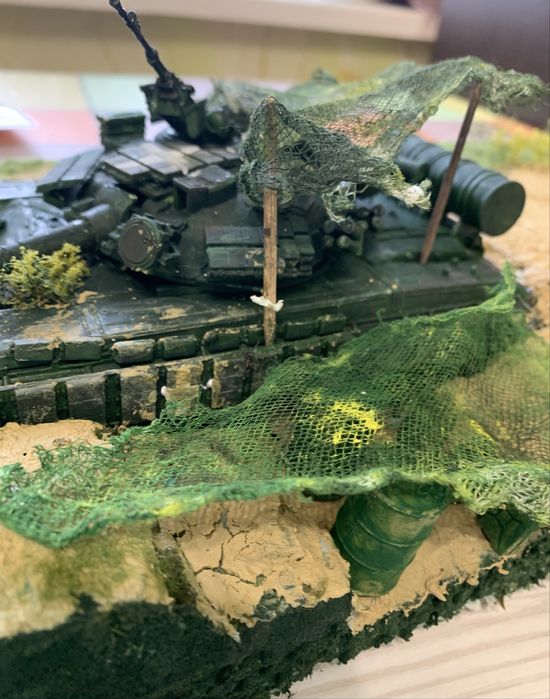 діорама танк т64 бв в капонірі 1/35