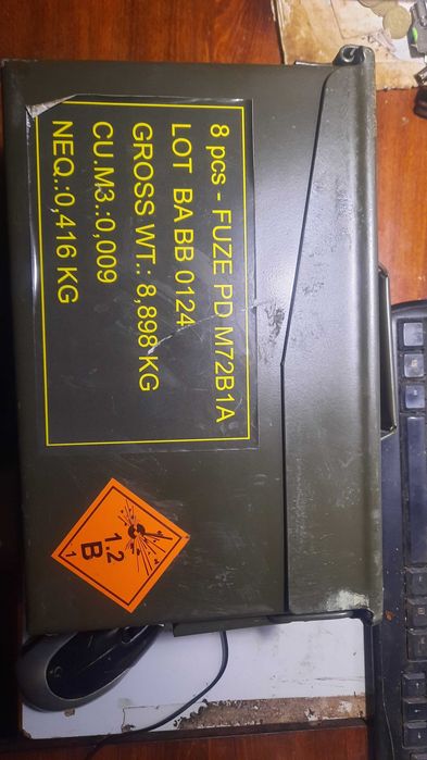 Ящик для патронів М2А2 калібру 50 (NATO)