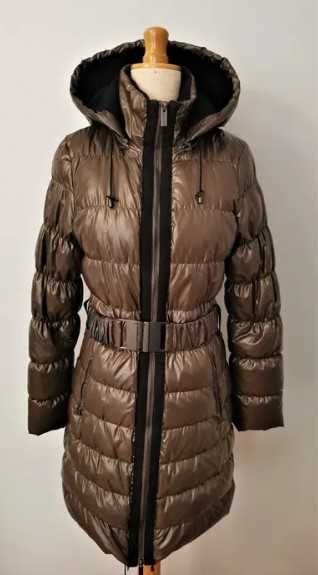 VERO MODA - Cudna Lakierowana Damska Kurtka Puchowa Down S Nowa