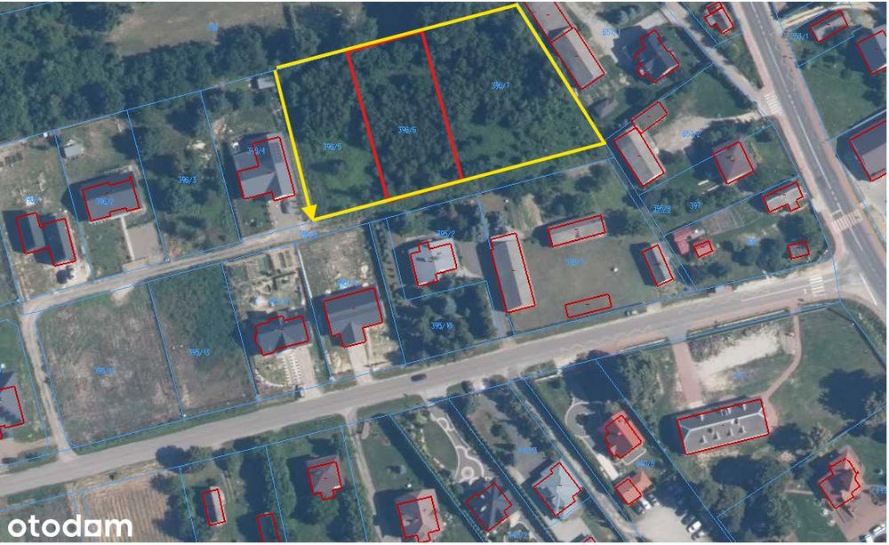 Sprzedam DZIAŁKĘ 0,128 ha (opcja sprzedaży razem 3 działek 0,46 ha)