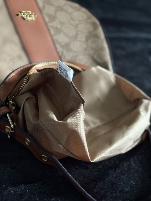 Сумка коуч багет на плече coach new york