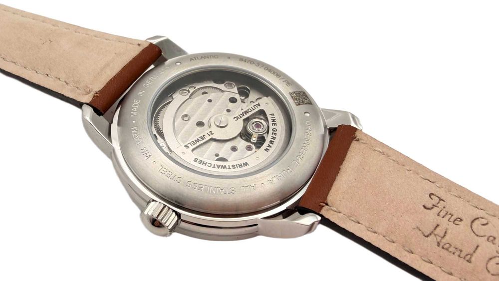 Zegarek Męski Zeppelin Atlantic 8470-5 Automatic Niebieski Powystawowy Idealny