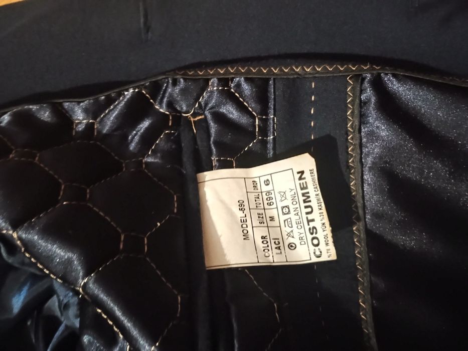 Płaszcz męski wełna i kaszmir