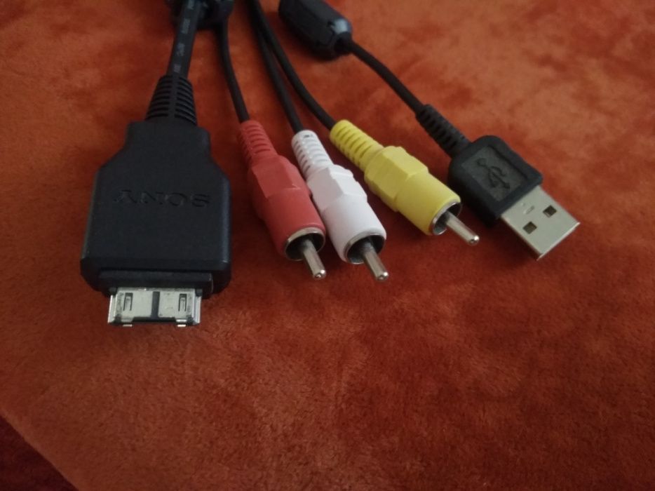 Cabo ligação a TV câmera SONY Cybershot