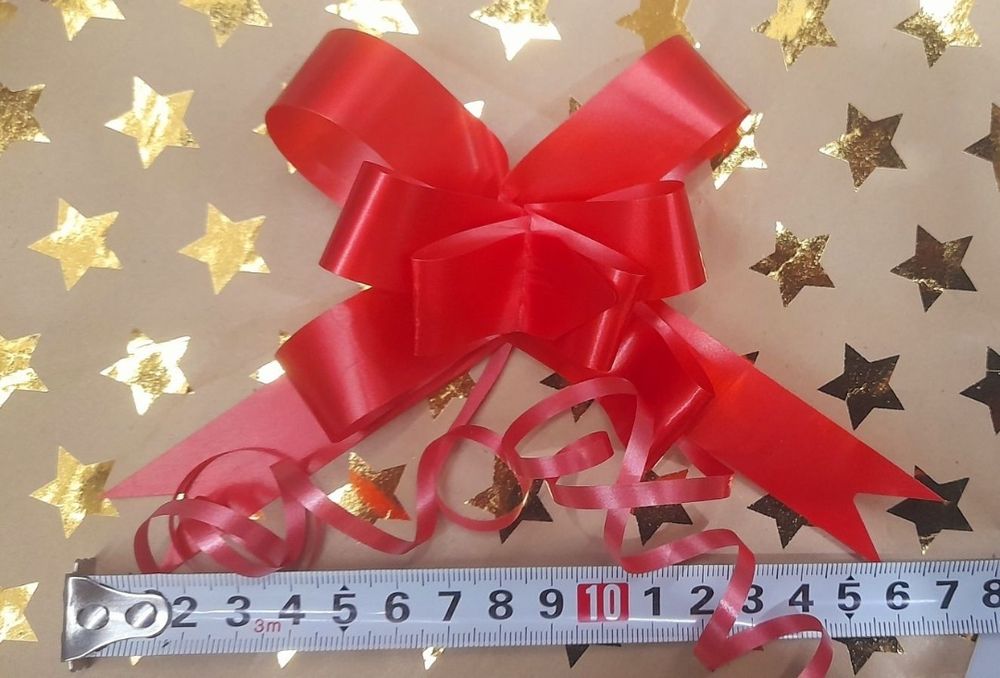 10 sztuk Wstążki kokardy ściagne ozdobne prezentowe
