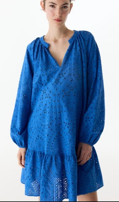 Туника с воланом прошва коттон 100 %бренд Н&М Мама XL XL-XXL