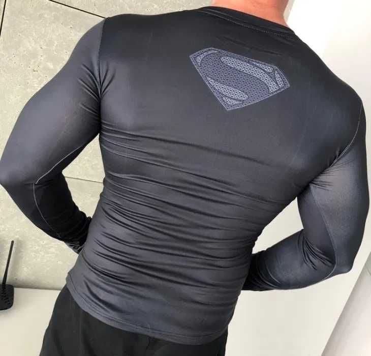 Koszulka Termoaktywna AVENGERS NA SIŁOWNIE Superman Rozmiar XL