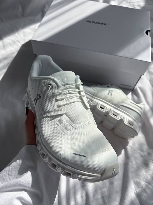 New On Running Cloud 6 All White 3MF10071200