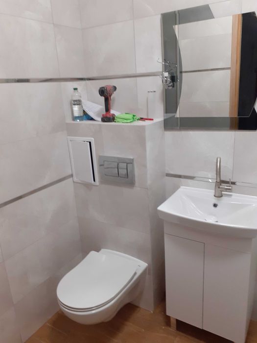 łazienki, remonty mieszkań od A do Z, gładzie,  hydraulika iitp