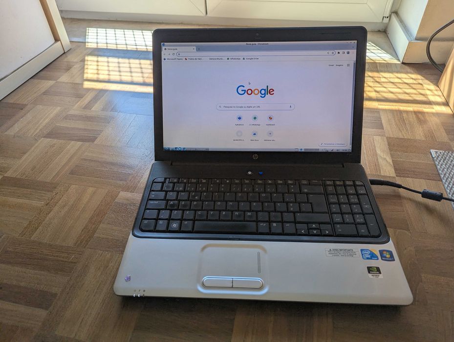 Portátil HP G61 — Core 2 Duo T6600 | 4 GB RAM | 640 GB HDD | NVIDIA G103M