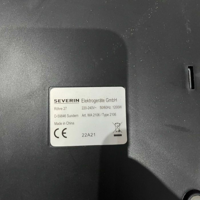 Gofrownica Severin 2106, 1200W