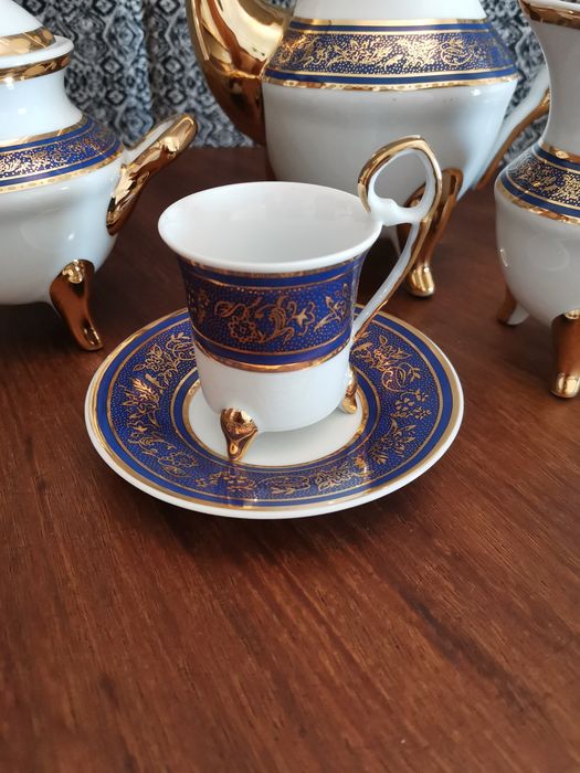 Conjunto de café antigo