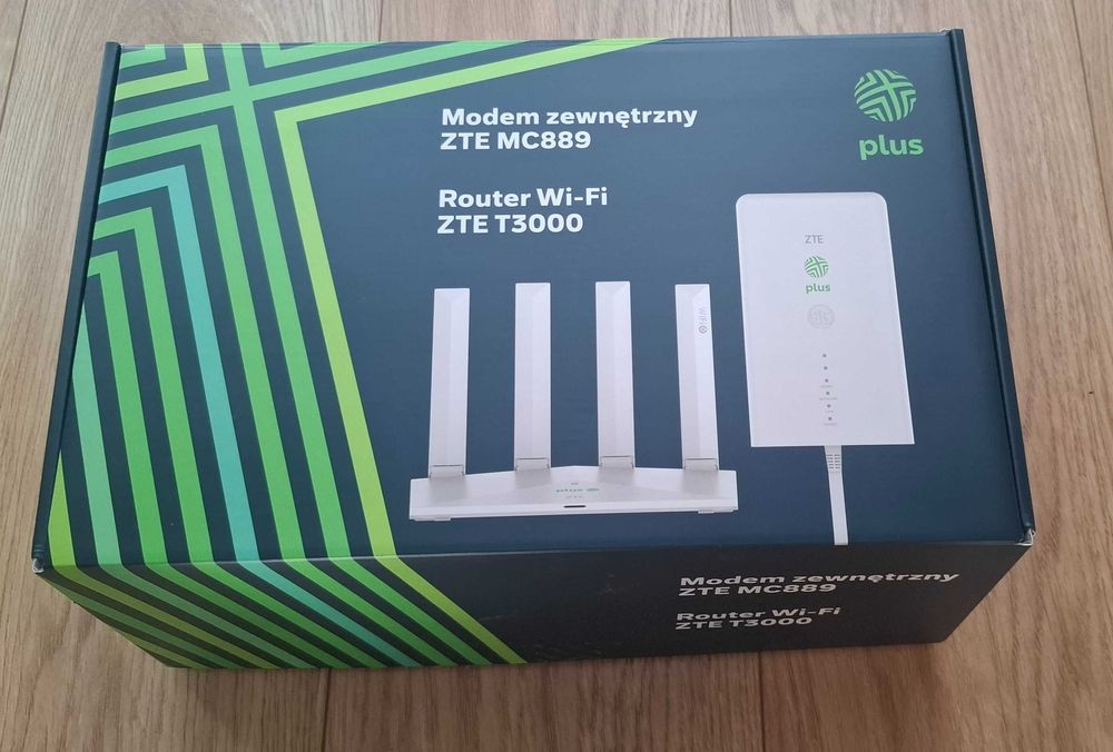 Modem zewnetrzny ZTE MC889 i router Wifi ZTE T3000