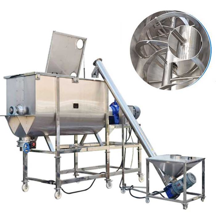 Mixer Mieszalnik wstęgowy poziomy nierdzewny 1500l