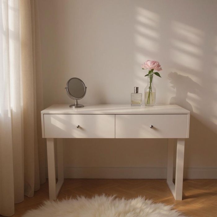 Toaletka biała, lustrzana z lustra, OKAZJA !!!