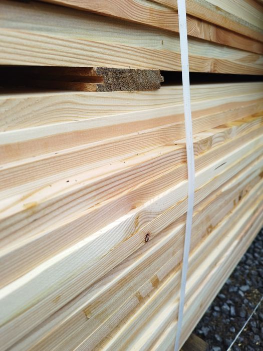 Deska modrzew 2x9x400 strugana gotowa do montażu