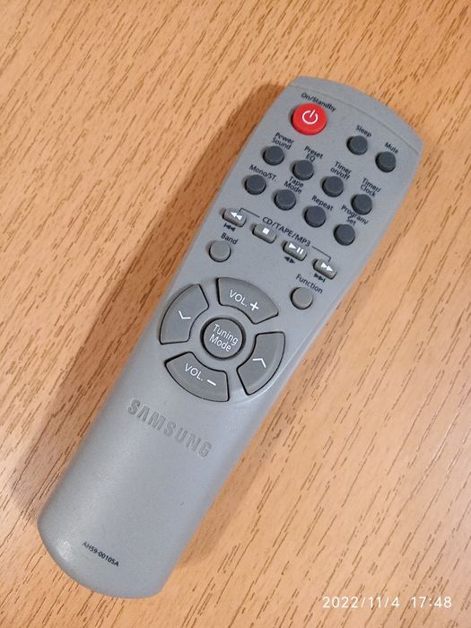 Пульт  Samsung AH59-00105A. Инструкция к муз центру Samsung MM-7