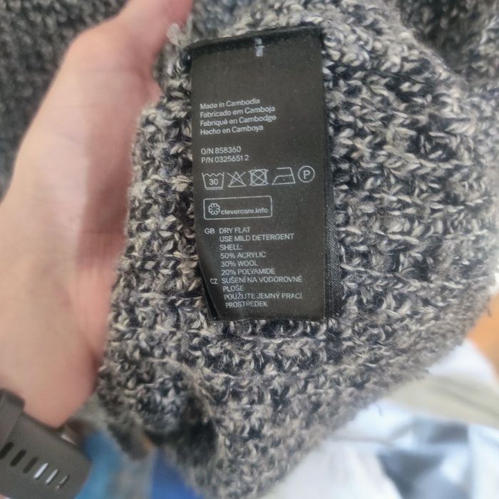 Светр Кофта H&M Сірий Розмір L
