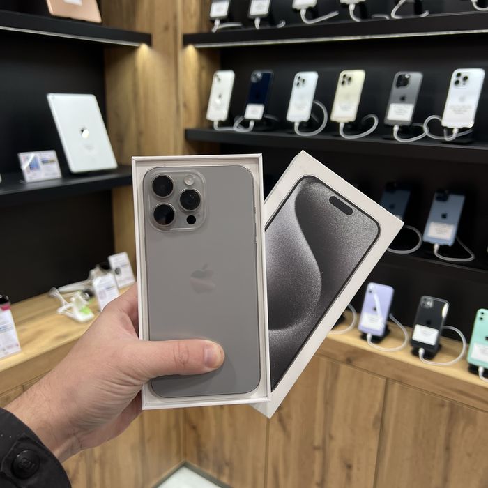 iPhone 15 Pro Max, 256gb, Natural Titanium, ESIM,Обмін/Гарантія