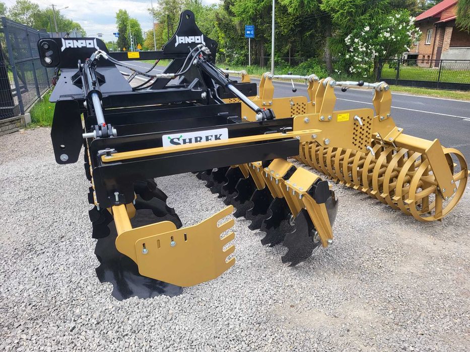 brona talerzowa hydrauliczna JANPOL SHREK 4/5/6m 560 talerz daszek 600 RATY 0%