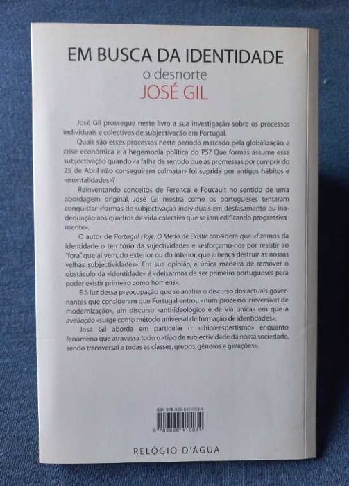 Em Busca da Identidade; O Desnorte - José Gil