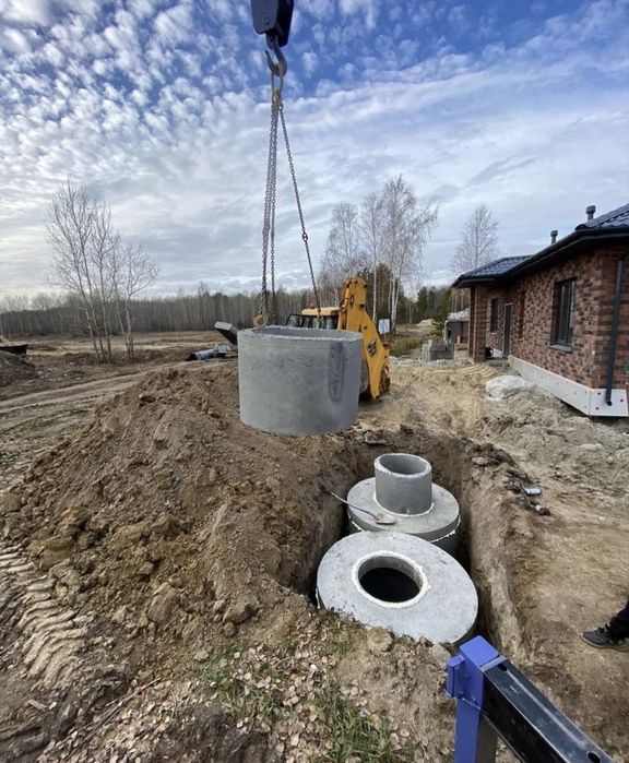 Септик ПІД КЛЮЧ! Монтаж септиків. Каналізація. Водовідведення. Бетонні Кільця