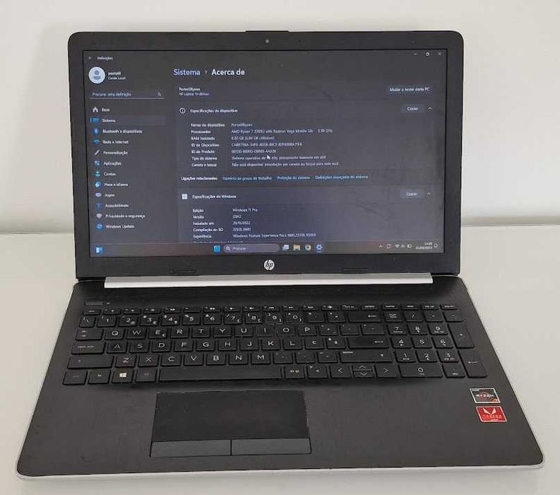 HP 15-DB Laptop – AMD Ryzen 7 3700U, 8 GB, 1 TB, 15.6"64740666974082120