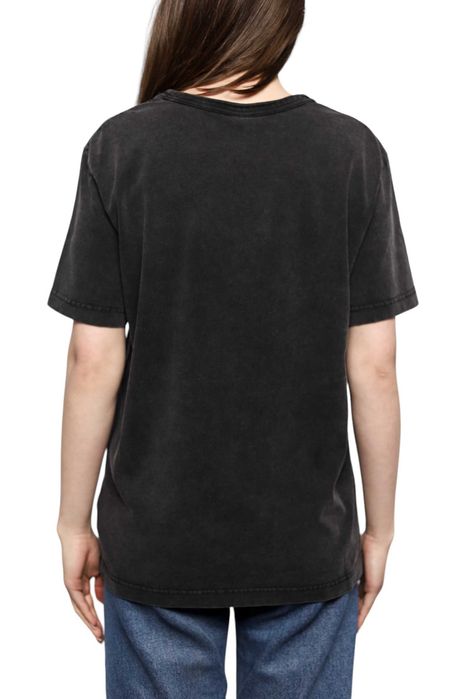 Футболка Alexander Wang Acid Wash Tee In High Twist Jersey