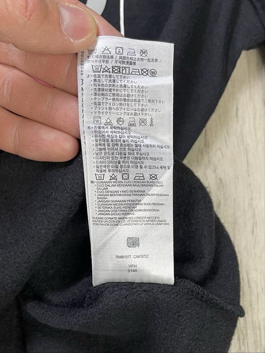 Jordan Air кофта толстовка S размер с принтом черная оригинал