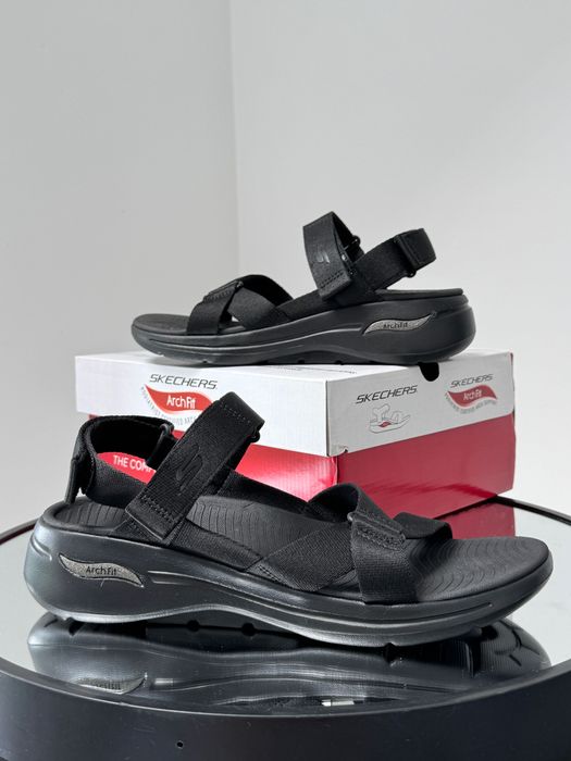 Женские босоножки на липучках Skechers GO Walk Arch 38/39/41р