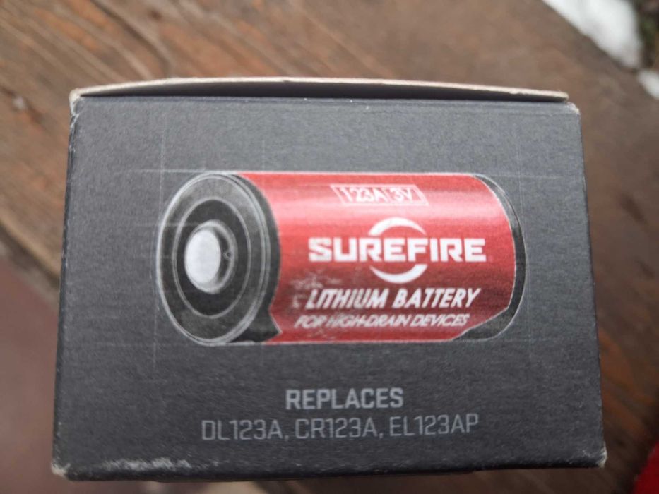 Батарейка Surefire 123A 3 Volt Lithium