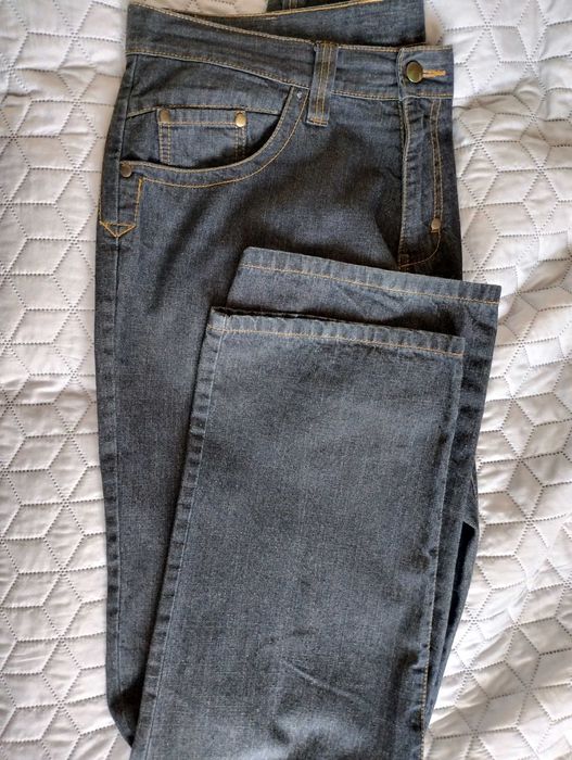 Męskie spodnie jeansowe rozm 33,  długość 110cm, pas 88