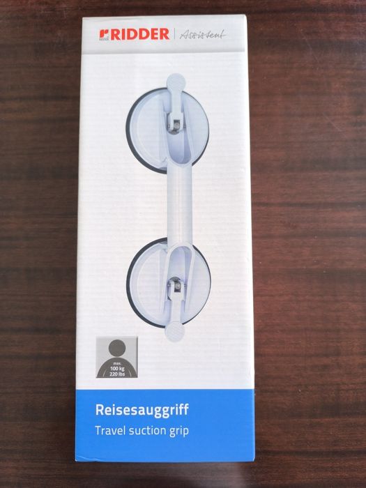 Conjunto de Assento de banheira + Barra de apoio com ventosas