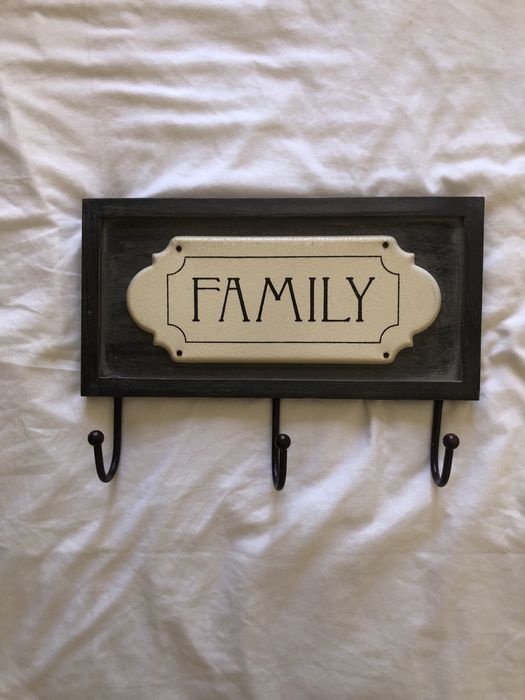 Cabide FAMILY madeira e ceramica