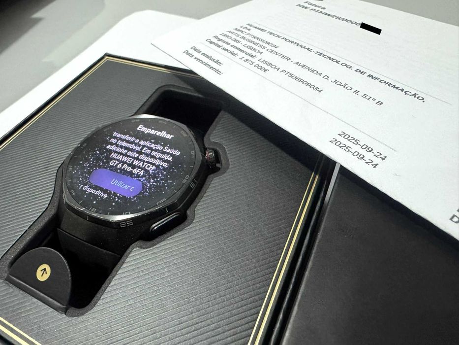 Smartwatch Huawei GT 6 Pro 46mm Preto/Titânio - Excelente c/ Garantia