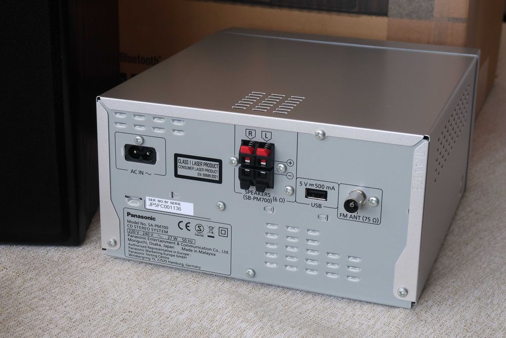 Panasonic SC-PM700EG-S 2x40W Bluetooth JAK NOWA