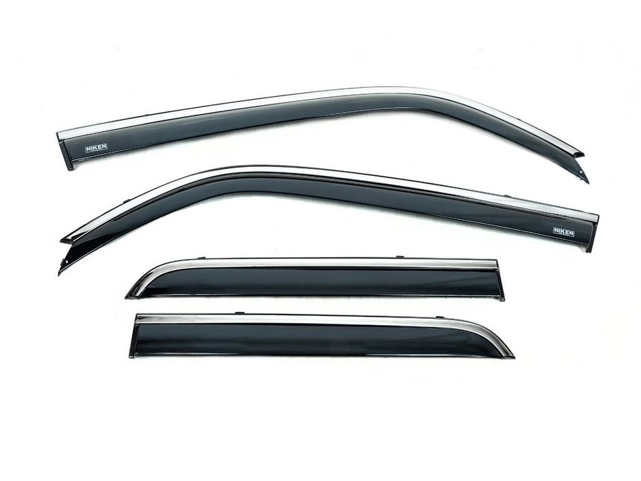 Toyota 4Runner 2009+︎ Вітровики з хромом Niken