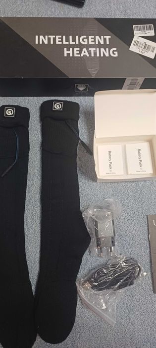 Elektryczne podgrzewane skarpetki ciepłe zimowe 35-36