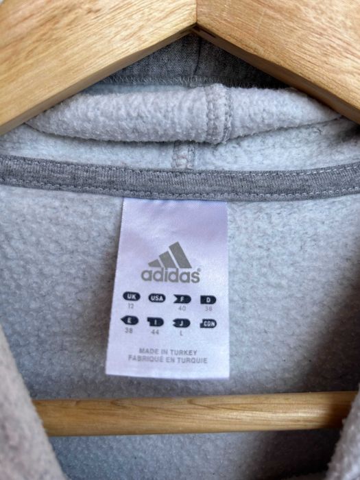 Adidas _ Szara bluza z kapturem XS/S