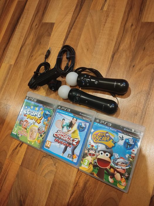 Move pałki kontrolery PS3 PS4 ps5 kamera gry