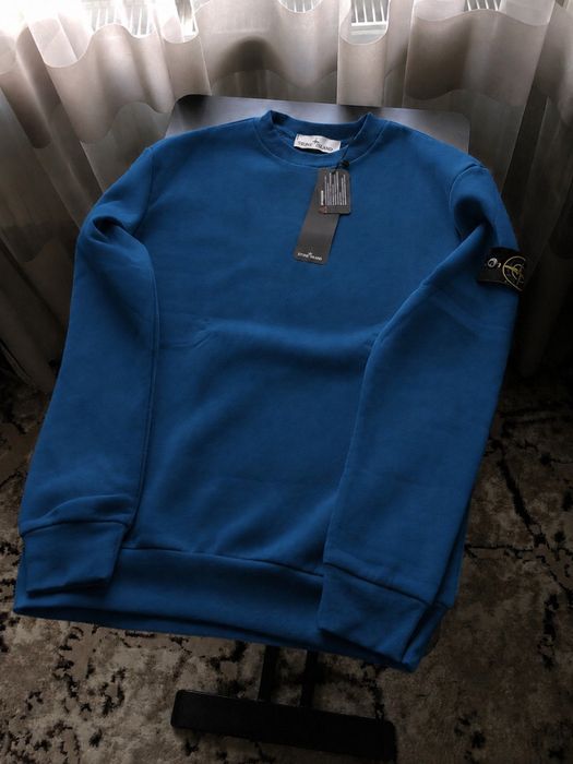Без предоплати! Світшот Stone island, sweatshirt Стон Айленд, Кофта Стонік Синій